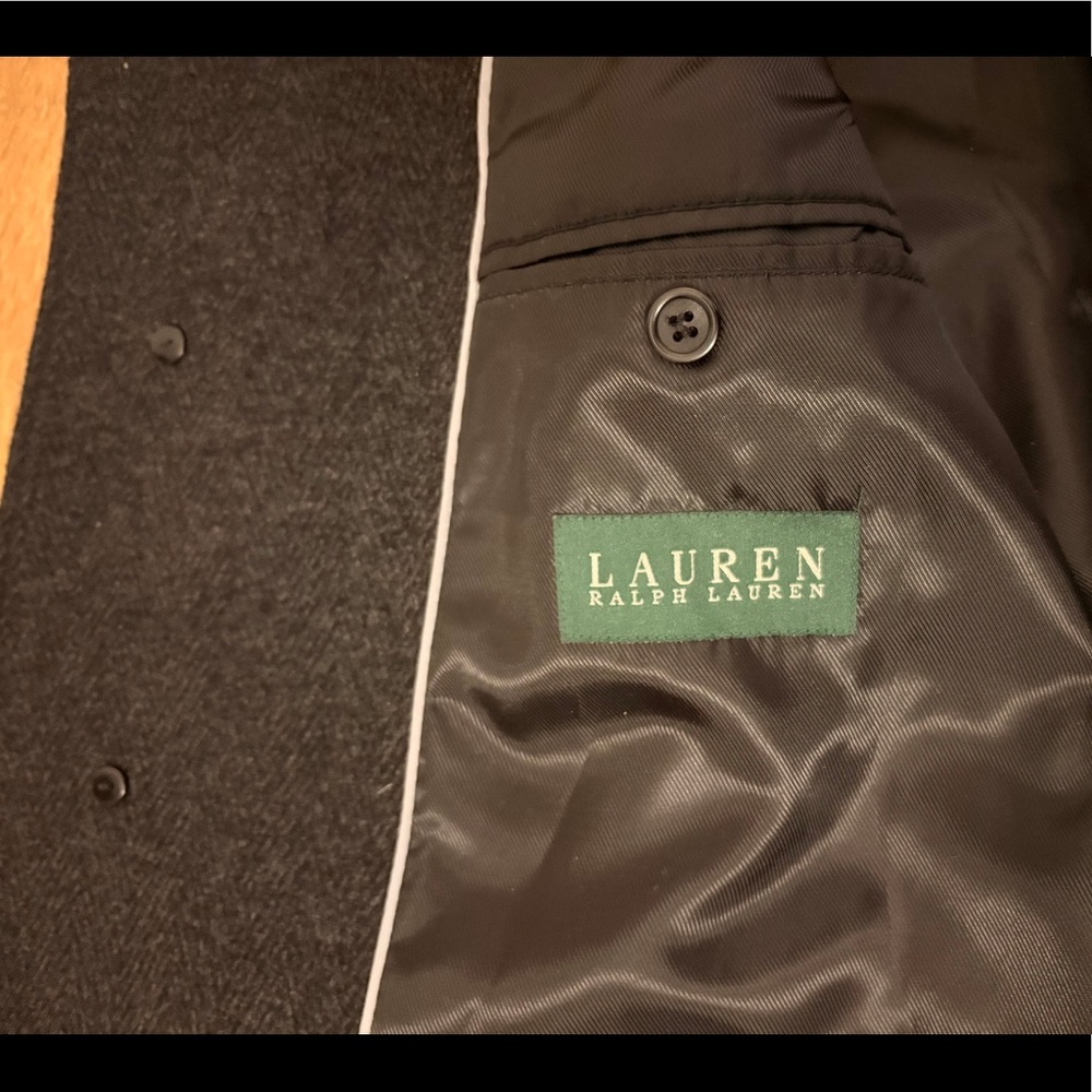 Lauren Ralph Lauren Wool Blend Overcoat 42R - Picture 5 of 6